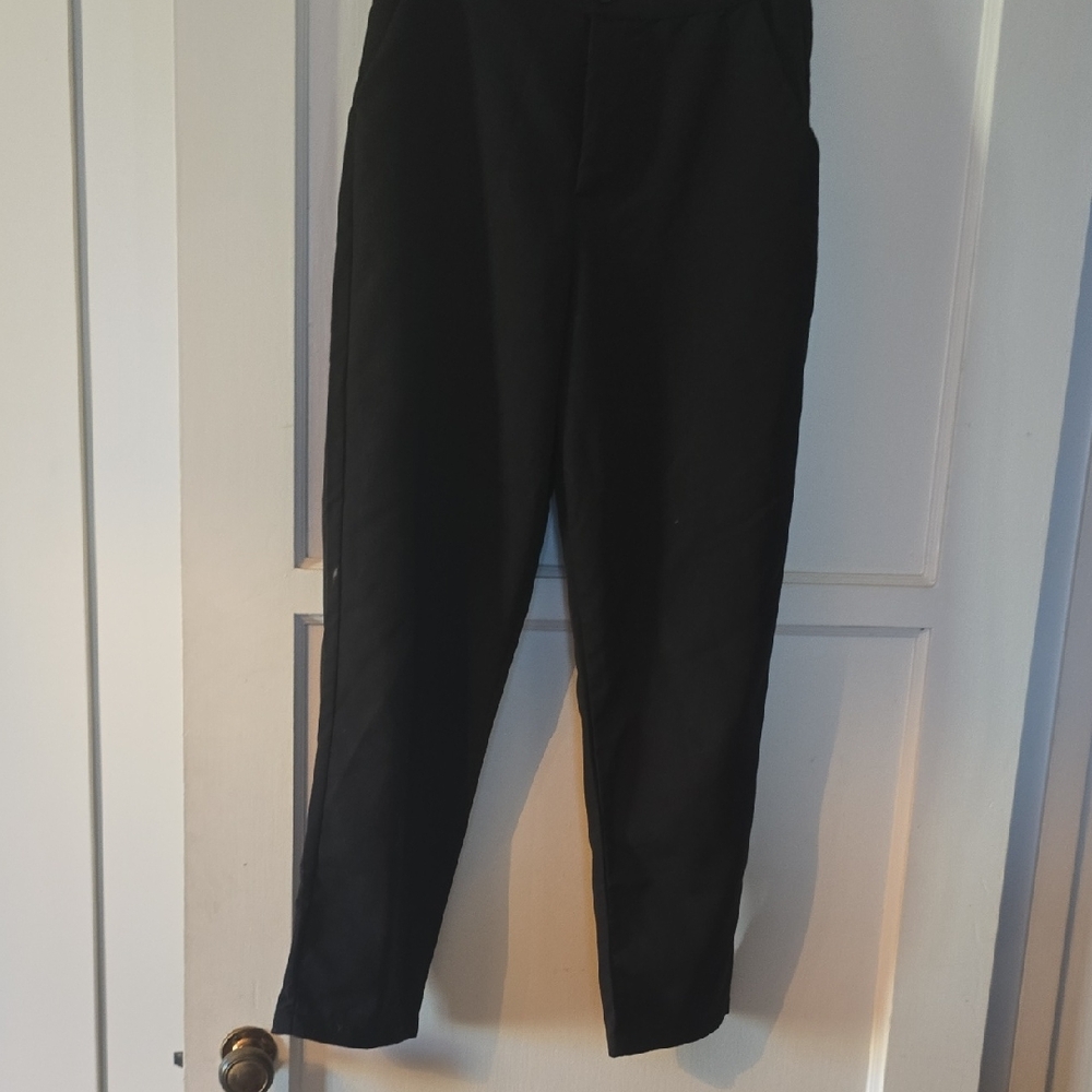 Classic Women's Black Straight Leg Trousers